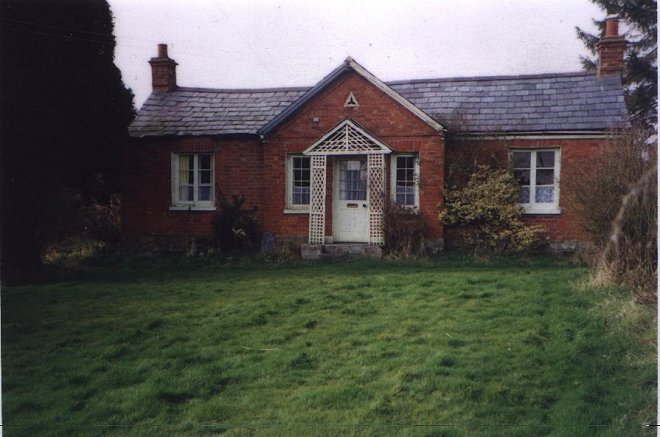 The front of the cottage
